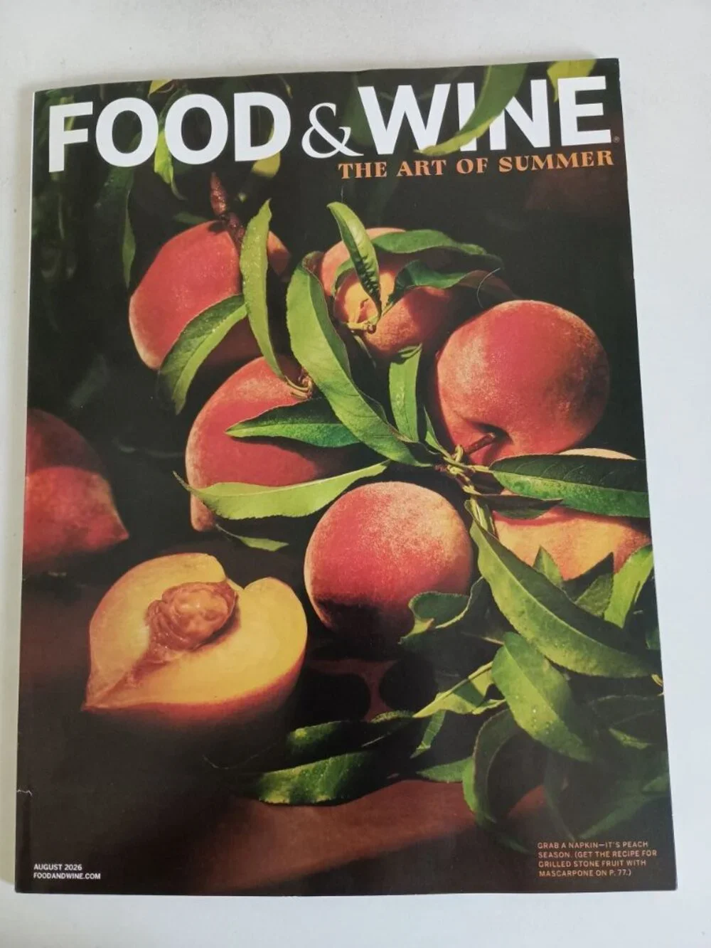 Food and Wine magazine August 2026 The Art of Summer